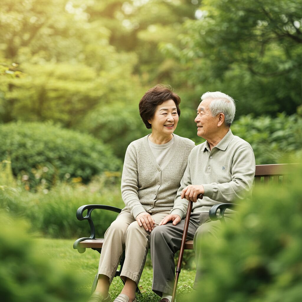 아들과딸 수지죽전 주간보호센터에서 편안한 하루를 보내는 어르신